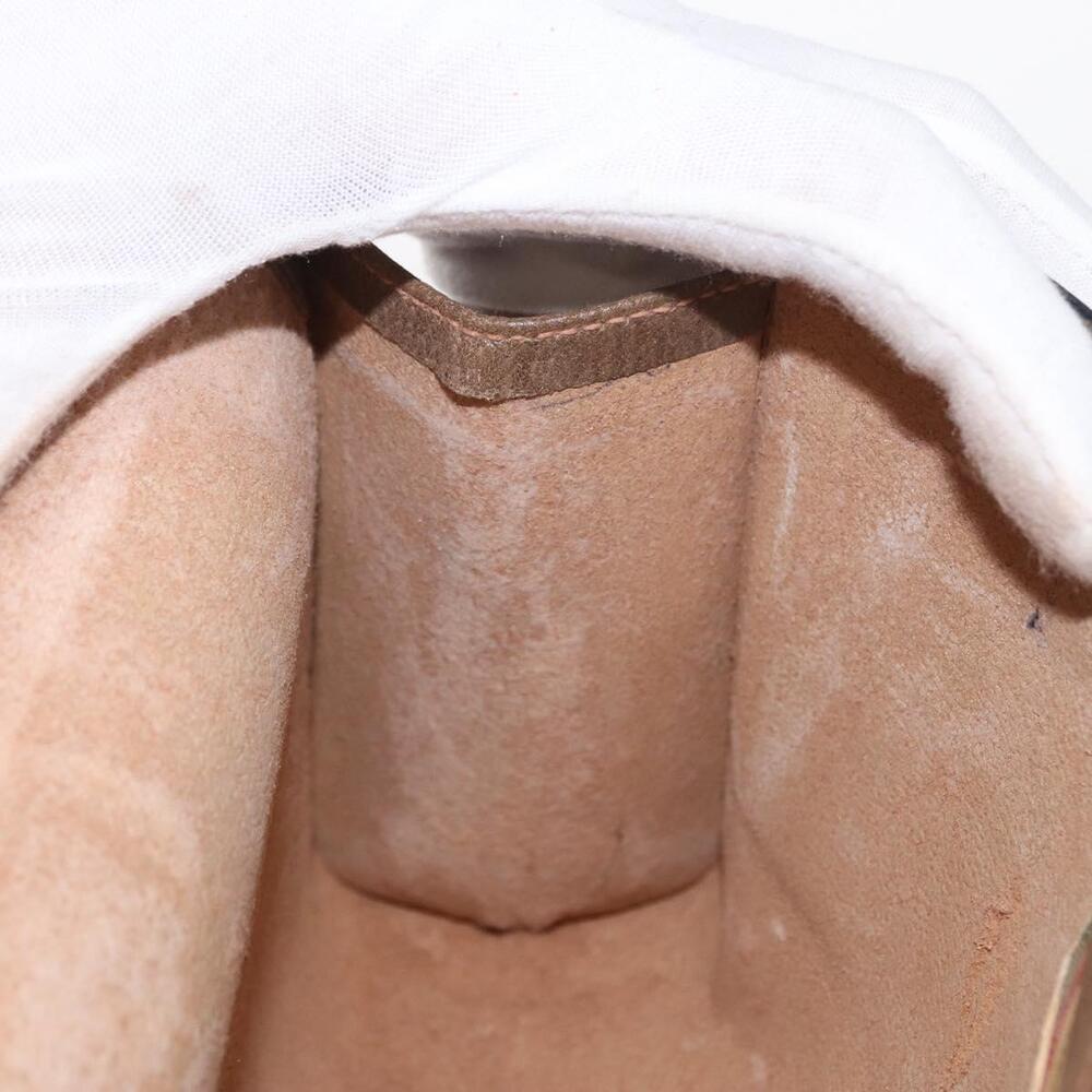 GUCCI GG Supreme Web Sherry Line Clutch Bag PVC Beige Gold 89 01 006 Auth 155387 - Picture 11 of 16